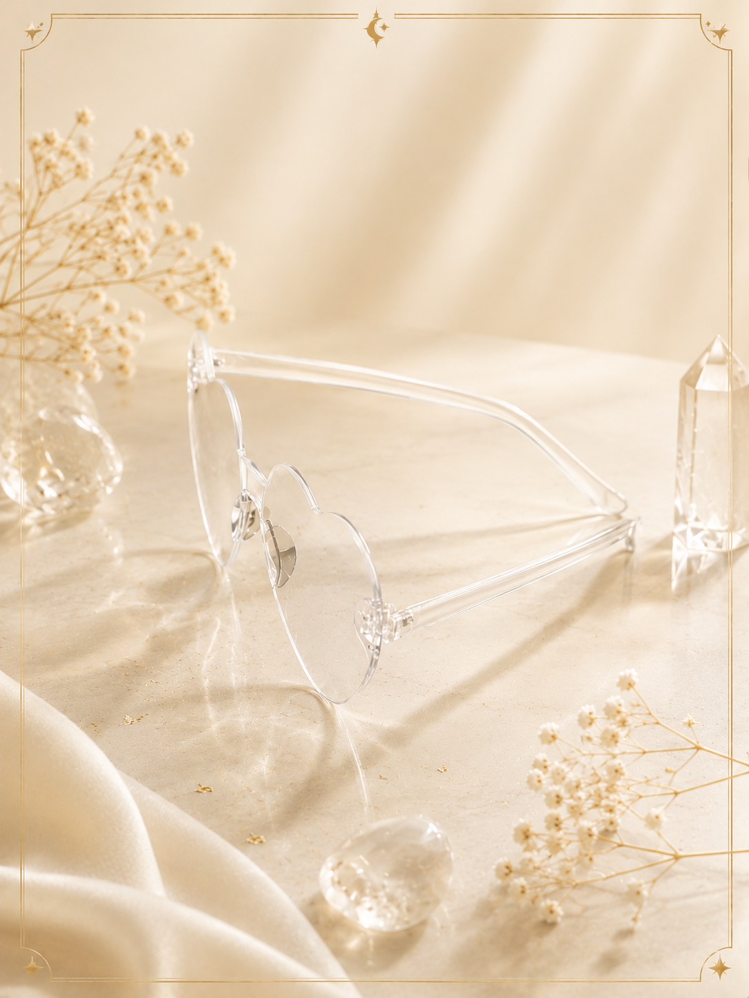 Heart Space Glasses side view